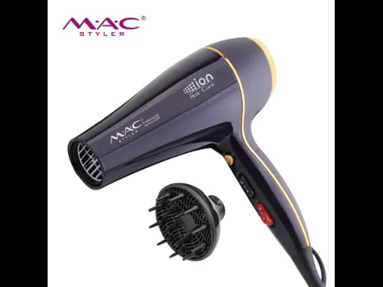 MAC Styler Professional Hair Dryer MC-6690A 2200w / Saloon Hair Dryer with Diffuser with 12 Months warranty