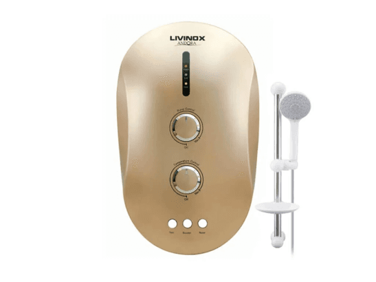 LIVINOX Instant Shower Heater with Pressure Pump 5.6KW LV-GAP506