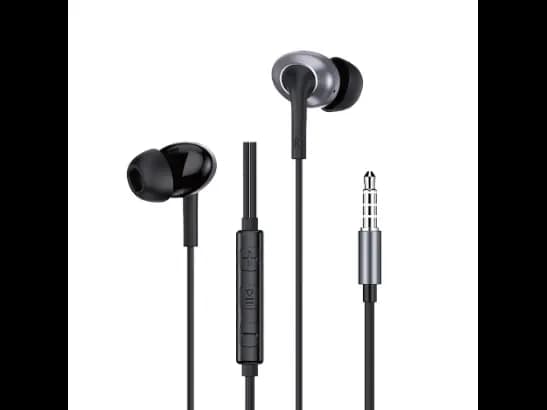 WiWU EB317 Stereo Earphone – Black / White with 6 Month Warranty