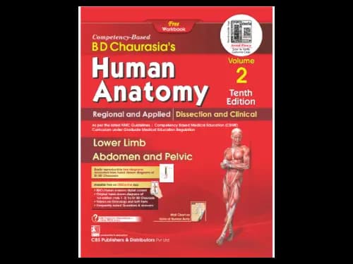 BD Chaurasias Human Anatomy : Volume 2 : Regional and Applied Dissection and Clinical : Lower Limb Abdomen and Pelvis 10th Edition by B D Chaurasias,KThorax 10th Edition by B D Chaurasias,Krishna Garg