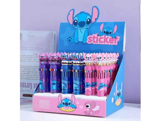 Disney Stitch Ballpoint Pen Cartoon 10 Colors pen (4)