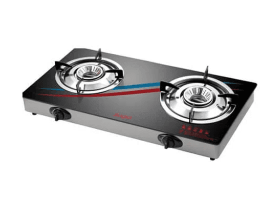 SUGA GAS COOKER-GLASS TOP-2B -ROUND TRIVET 2burner (SGT-6000 )