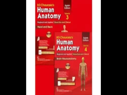 Chaurasias Human Anatomy Volume 3 and 4 8th Edition : Head and Neck and Brain Neuroanatomy (OEB) by Chaurasias