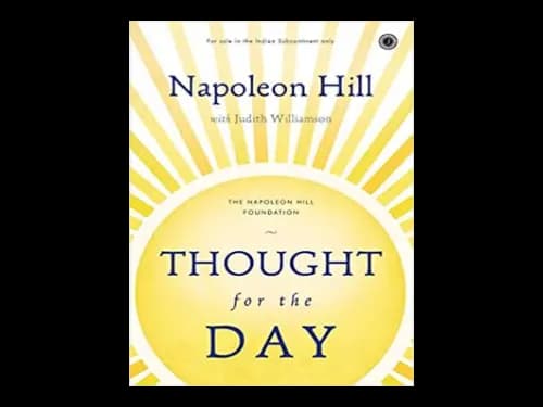 Thought for the Day by Napoleon Hill