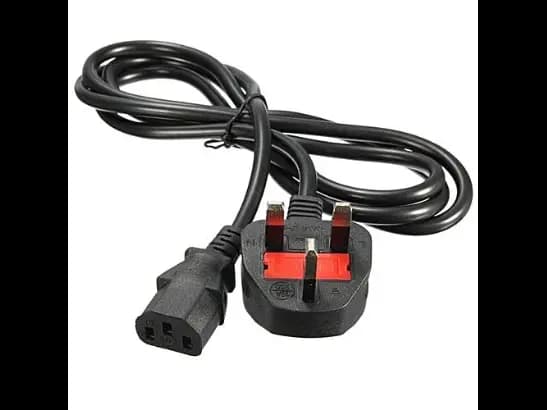 Power Cable - High Quality 3 Pin UK Plug