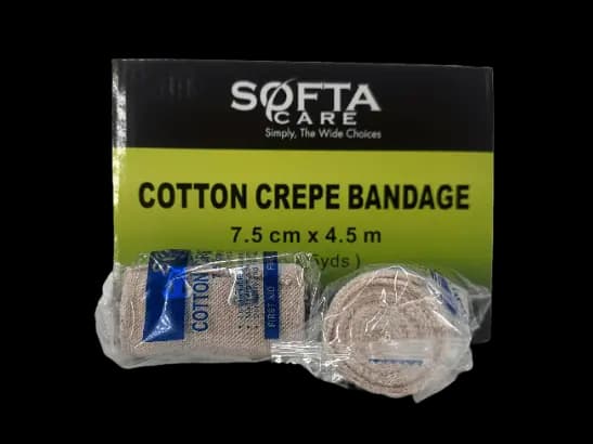 Cotton Crepe Bandage Skin Color  - 12Pc/Pack