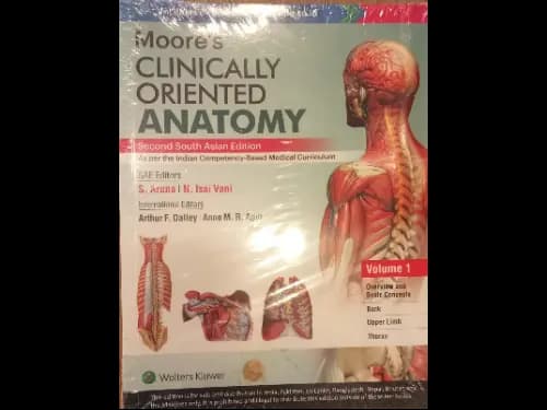 Moores Clinically Oriented Anatomy 3 Volume set 2nd South Asia Edition by N Isai Vani,S. Aruna