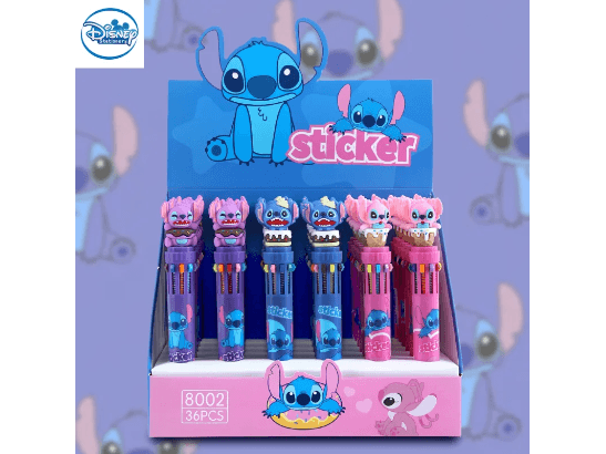 Disney Stitch Ballpoint Pen Cartoon 10 Colors pen (3)