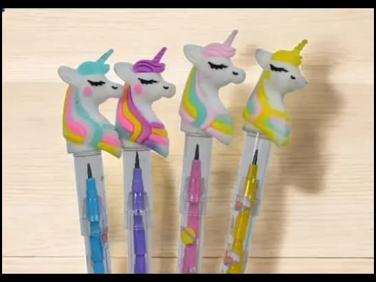 Kid's Unicorn Pencil - 4 pcs set (2)