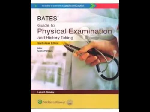 Bates Guide to Physical Examination and History Taking by Uzma Firdaus