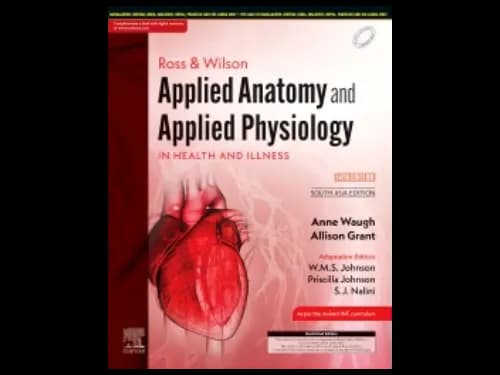 Ross and Wilson Applied Anatomy and Applied Physiology in Health and Illness 1SAE 1st Edition by W.M.S. Johnson,Priscilla Johnson,S.J. Nalini