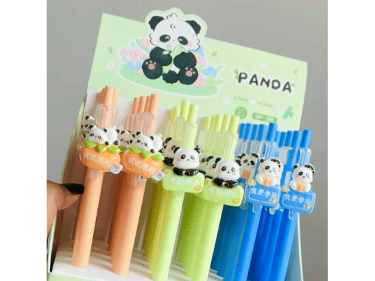 Panda Mechanical Pencil Cute Japanese Pencils For Writing -  3 pcs pack
