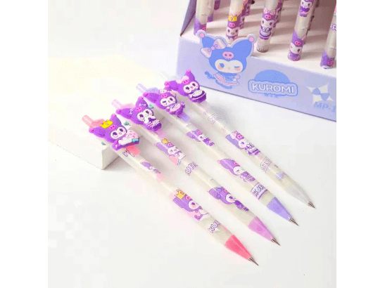 Kuromi Mechanical Pencil For Writing - 4 pcs pack (4)