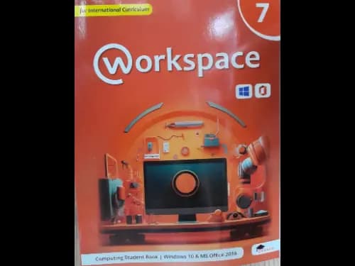 ICT Workspace IGCSE 7