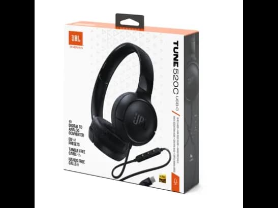JBL Tune 520C USB-C Wired Headset with  6 Month Warranty (4)