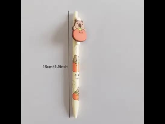 Happy Capybara Mechanical Pencil Cute Japanese Pencils For Writing - 4 pcs pack (4)