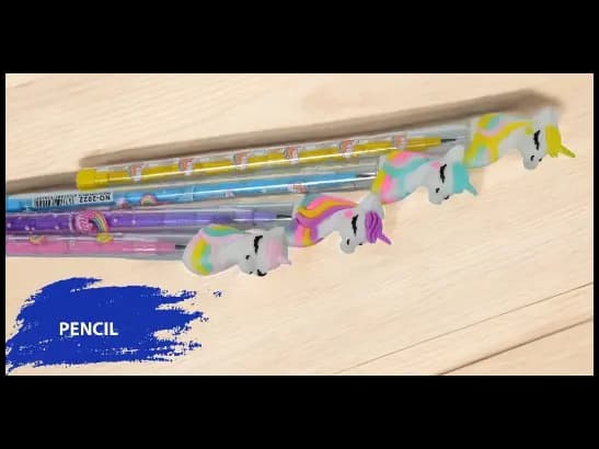 Kid's Unicorn Pencil - 4 pcs set