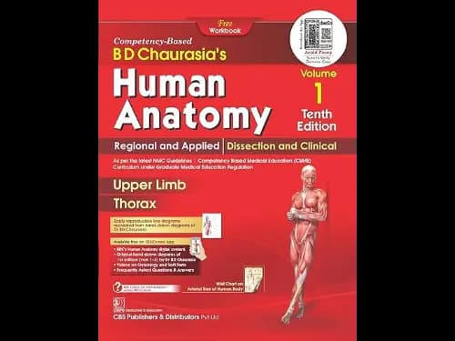 BD Chaurasias Human Anatomy : Volume 1 Regional and Applied Dissection and Clinical Upper Limb Thorax 10th Edition by B D Chaurasias,Krishna Garg
