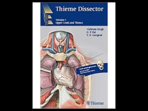 Thieme Dissector Volume I : Upper Limb and Thorax by Vishram Singh,G. P. Pal