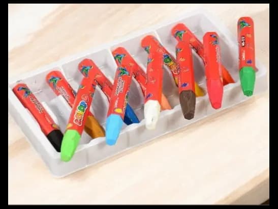 Color oil pastels - 12 color pastels (4)
