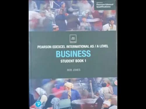 Edexcel International A Level (IAL) Business Student Book 1 by Rob Jones