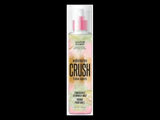 Hard Candy watermelon crush fragrance  shimmer Body Mist – , 236 mL  - Imported from Canada
