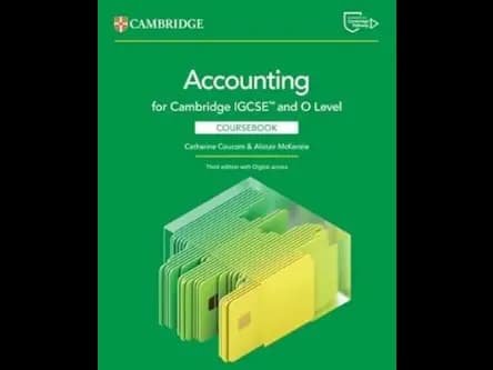 Cambridge IGCSE and O Level Accounting Coursebook with Digital Access : 3rd Edition by Catherine Coucom,Alistair McKenzie