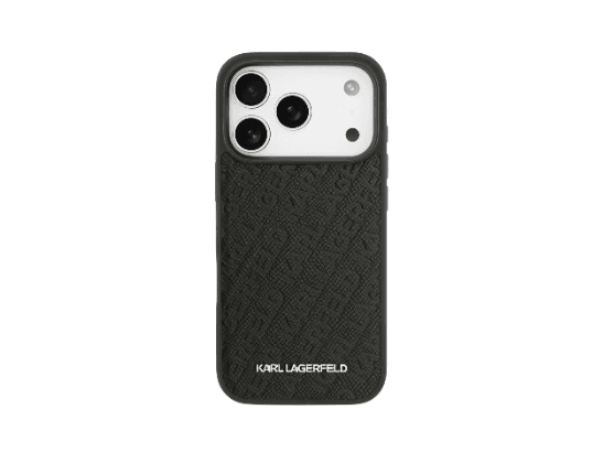 Karl Lagerfeld Magsafe PU Full Wraped Case for iPhone 17 Pro Max – Black (2)