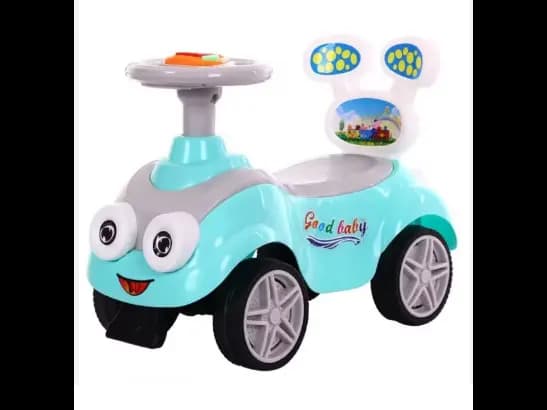 Plastic Baby Driving Toys Swing Car with Lights/pu Wheels Swing Car Kids Toy (2)