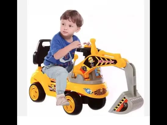 New Model Children Ride on Tractor Mini Toy Digger Car Excavator Kids for Play (2)