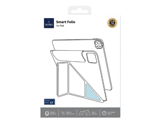 WiWU Wi-004 Smart Folio Case for Pad Air11 2024 “10.9 & 11” – Black (4)