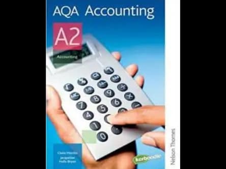 Aqa Accounting A2 by Claire Merrills,Jacqueline Halls Bryan