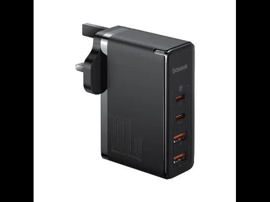 Baseus GaN5 Pro 100W Fast Charger 2C 2U UK Pin – 1 Year Warranty (2)