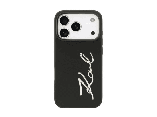 Karl Lagerfeld Magsafe PU Script Logo Case for iPhone 17 Pro – Black (3)