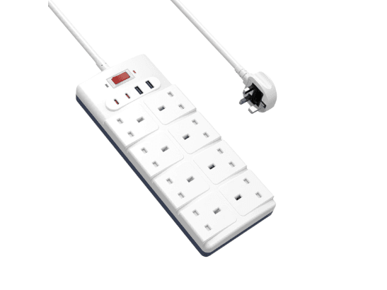 WiWU Wi-S009 3250W GaN 12in1 Power Strip – White with 6 Month Warranty (2)
