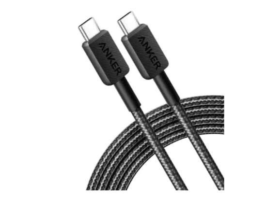 Anker 322 Braided Type-C to Type-C 1m Cable – A81F5H11 – Black (2)