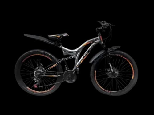 26' Travel Mountain bicycle with  Double disc Brake system