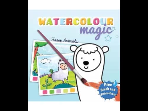 Watercolour Magic: Farm Animals by Moonstone