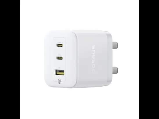 Baseus Palm Fast Charger 2C U 65W UK Moon White - P1011160D213-01 (4)