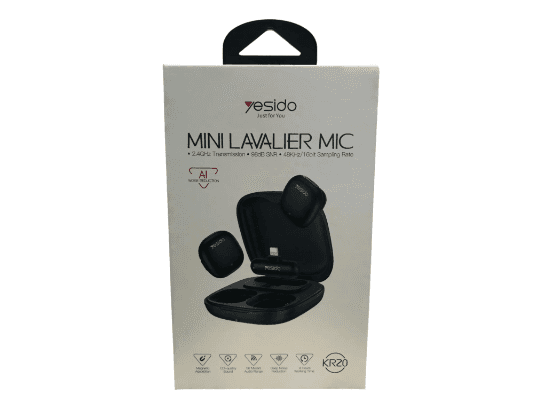 Yesido KR20 Mini Lavalier Mic – Lightning (3)