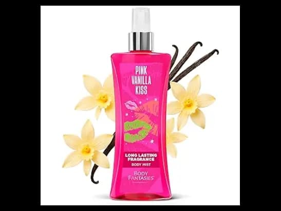 Body Fantasies pink vanilla kiss fragrance body spray , 94 ml - Imported from Canada (2)