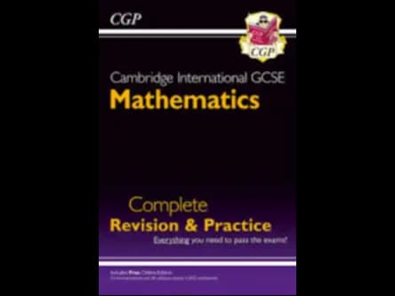 CAMBRIDGE INTERNATIONAL GCSE MATHEMATI-COMPLET REV