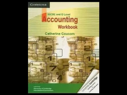 Accounting Workbook IGCSE O Level by Catherine Coucom