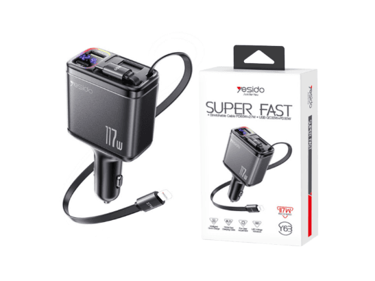 Yesido Y63 Super Fast Car Charger with 06 Month Warranty (2)