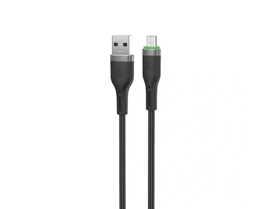 WiWU Wi-C066 Oringlink USB-A to Micro Cable – Black with 6 months warranty (2)