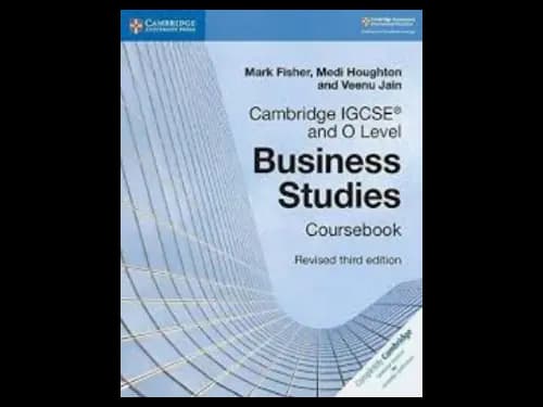 Cambridge IGCSE and O Level Business Studies Revised Coursebook : 3rd Edition (OEB) by Mark Fisher