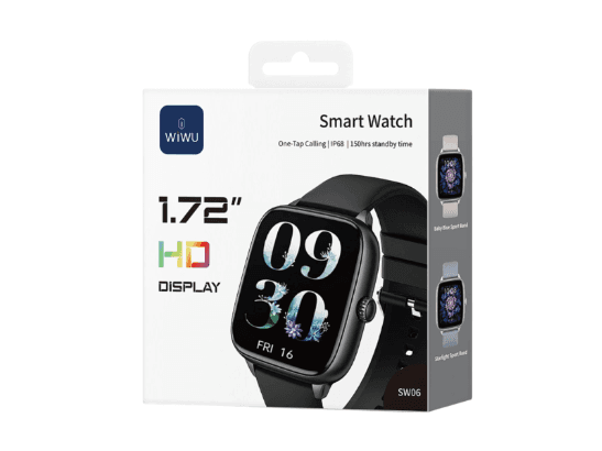 WiWU SW06 Smartwatch – Black / Silver with 6 Month Warranty (7)