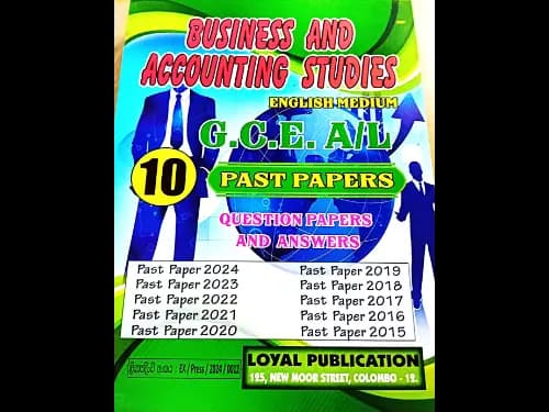 A Level Past Papers Business Studies and Accounting : 2015 - 2024