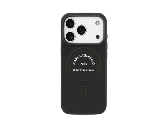 Karl Lagerfeld Magsafe PU Case for iPhone 17 Pro/17 Pro Max – Black