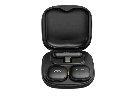 WiWU Wi-WM006 AI Duo Wireless Microphone Type-C – Black with 6 Month Warranty